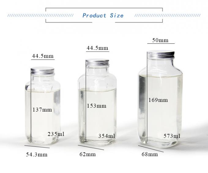 250 ml 500 ml leere Flasche mit Schraubkappe 1