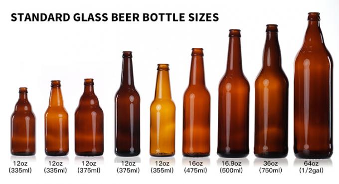 Gläserne Bierflaschen für die Zubereitung von Brauereien 1