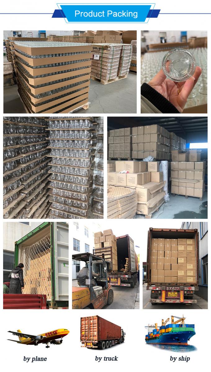 Durchsichtige Braun-Bron-Glas-Medikamentflaschen Gläser 125 ml 250 ml 500 ml 1000 ml 3
