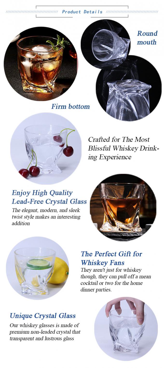 Custom Whiskey Old Fashioned Glasbecher für 250 ml 8 Oz 1