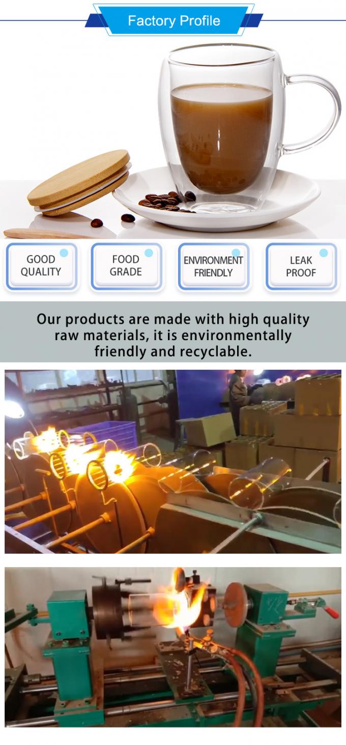 Glas mit hohem Borosilikat-Gehalt Tee-Kaffee-Tassen Tassen Getränke 80 ml 150 ml Personalisiert 3