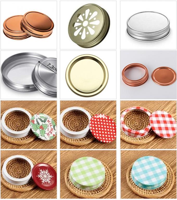 Konserven aus Gurke Glas Mason Gläser 150 ml 200 ml 250 ml mit Deckel 4