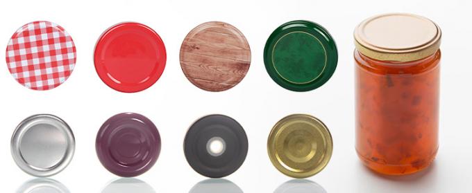 Hohe Qualität 45Ml 100Ml 150Ml 350Ml 450Ml Luftdichte Küche Lebensmittel Glasgläser mit Metalldeckel 4