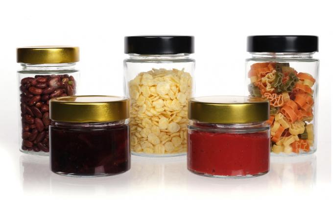 Private Label 380Ml 500Ml 750Ml 1L Zylinderförmiger Honigkrug Glaskrug mit Zinnplattendeckel 0
