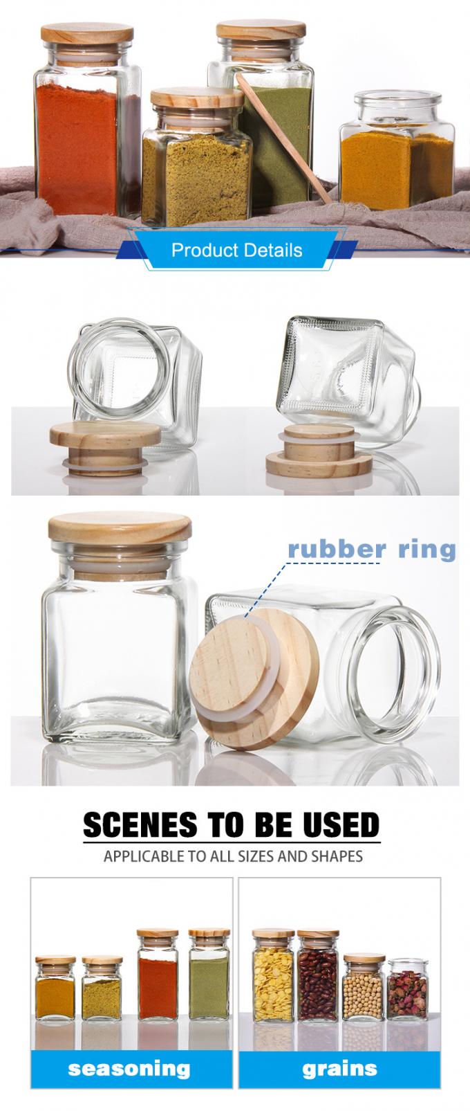 100 ml leere Glaskaffeegläser Kanister für Kekse Zucker Tee Pudding Honig 0