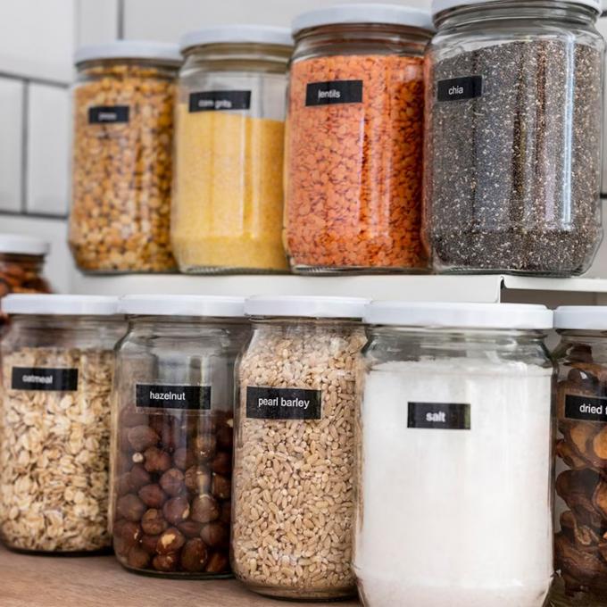 Stackbare runde Gefrierglasgefäße Behälter 240 ml für Honig Gewürze 2
