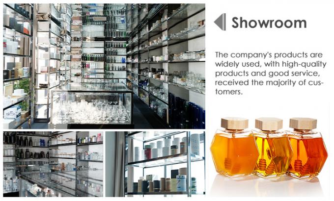 100 ml 220 ml hexagonale Glasflaschen mit Deckel 5
