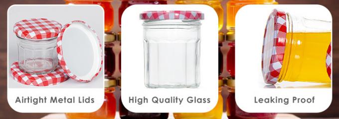 Niedriger Preis unterschiedliche Kapazität Hochversiegelte runde Form Klarglasglasglasglas 2
