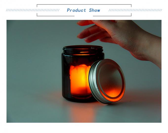 Hohe Qualität Großhandel OEM Odm akzeptabel 100ml 250ml Bernstein Glas Kerzen Gläser für Kerze 0