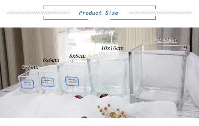 8oz 10oz 20oz recycelte Glaskerzen Gläser Zylinderform OEM 1