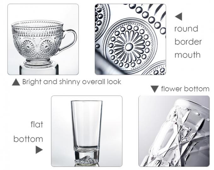 330 ml 200 ml geprägtes Glas Tumbler Highball Glas 1