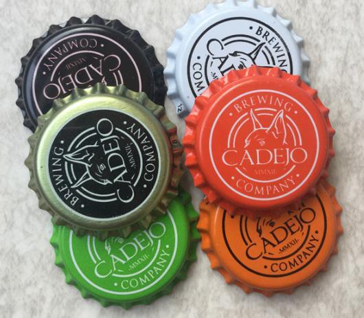 Kostenlose Probe Softdrinks Soda Metall Bier Blechplatte Bierkappe für Bierflasche 5