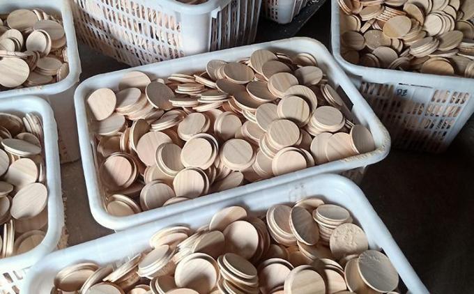 70mm/86mm Massendeckel Wiederverwendbare Bambuskappen Tops mit Strohloch und Silikondichtung 2