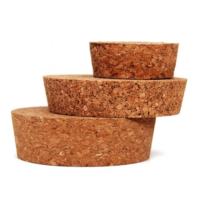 Holzdeckel Holzkorkkugelstopper für Weindekanzer Karaffe Flasche 2
