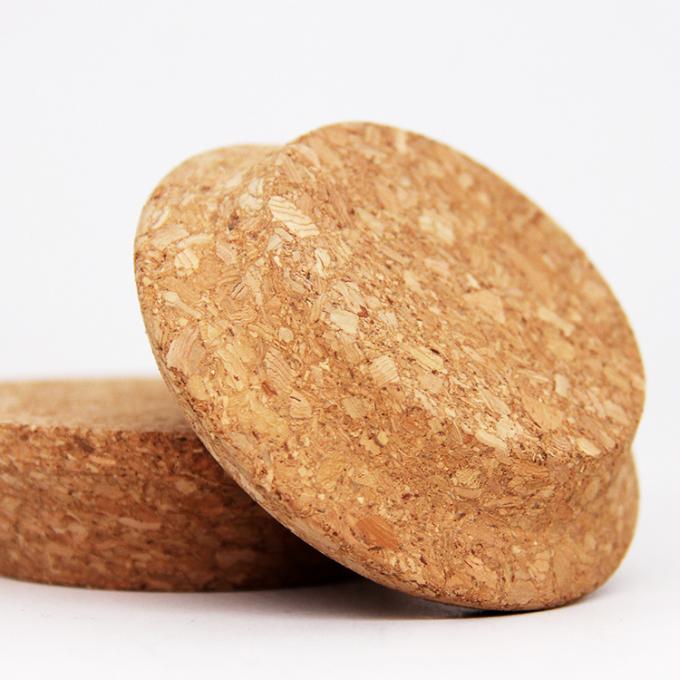 Holzdeckel Holzkorkkugelstopper für Weindekanzer Karaffe Flasche 4