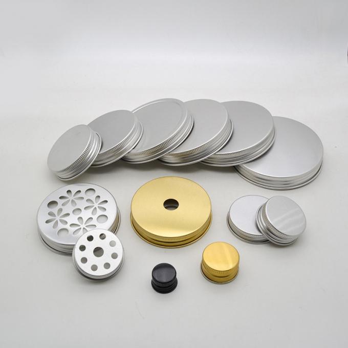 Metall-Soda-Flaschenverschlüsse mit Gewinde Glas-Milchflaschenverschlüsse Aluminium 13mm-104mm 1