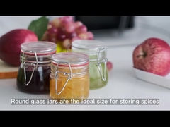 in Lager Rundglas-Lebensmittelbehälter für Küchen-Lebensmittelverpackungen