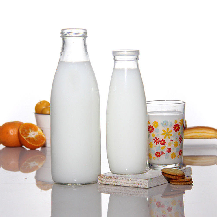 Hochwertige 250ml 300ml 500ml 750ml 1L Glas Sauce Jar mit Metalldeckel mit Plastikdeckel