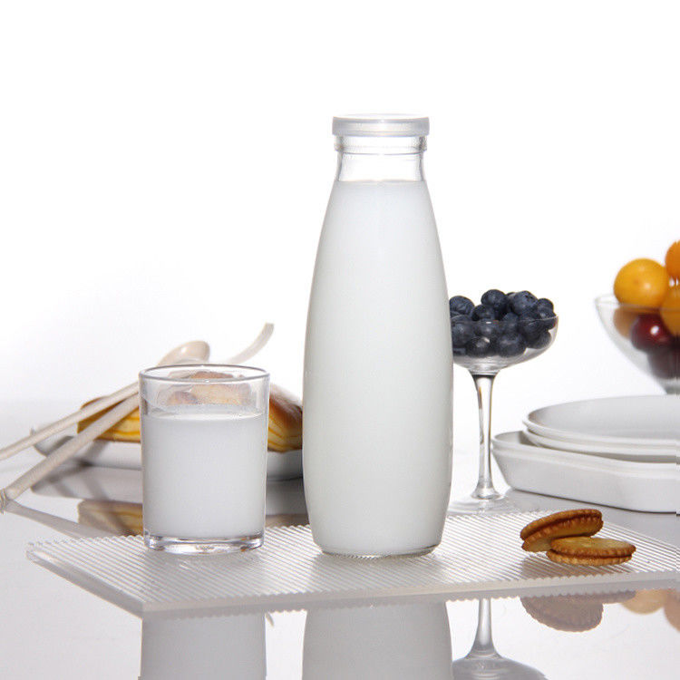 Fabrikpreis 200ml 250ml 350ml 500ml 1000ml Glas Soße Flasche mit Plastikdeckel mit Schraubdeckel