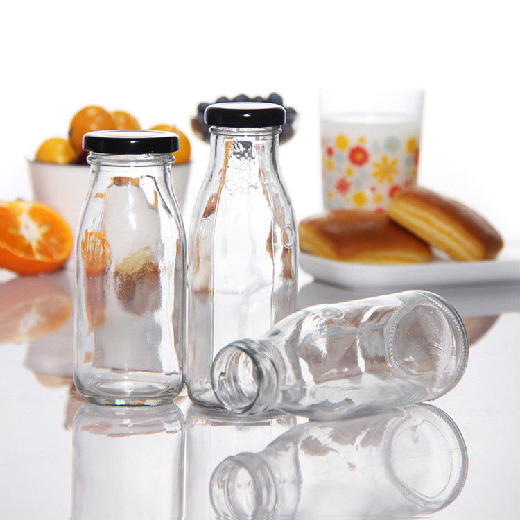 Fabrikpreis 200ml 250ml 350ml 500ml 1000ml Glas Soße Flasche mit Plastikdeckel mit Schraubdeckel