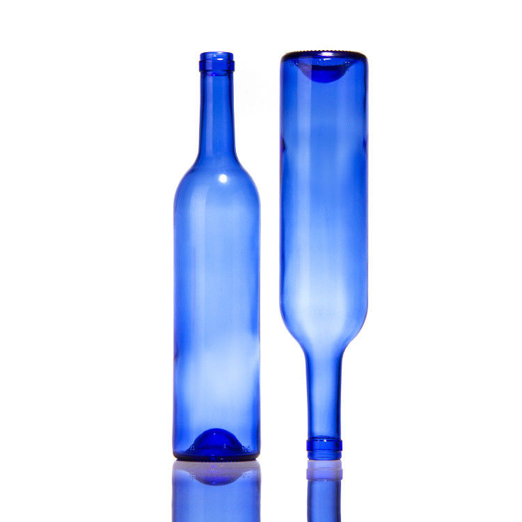 Luxushersteller 375 ml 750 ml Rotweinflasche Dunkelgrün leere Glasflaschen mit Deckel