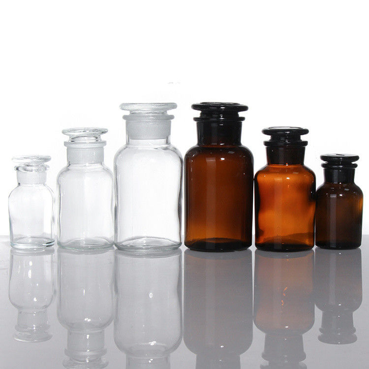 Amber Glas Medizin Flaschen für Pillen Chemischer Reagent 250 ml 500 ml