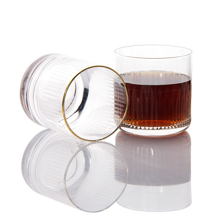 7.5oz Moderne Trinkgläser Gravierter Whiskey Tumbler Kristallbecher zum Trinken von Bourbon