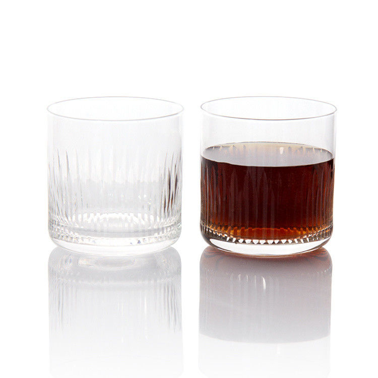 7.5oz Moderne Trinkgläser Gravierter Whiskey Tumbler Kristallbecher zum Trinken von Bourbon