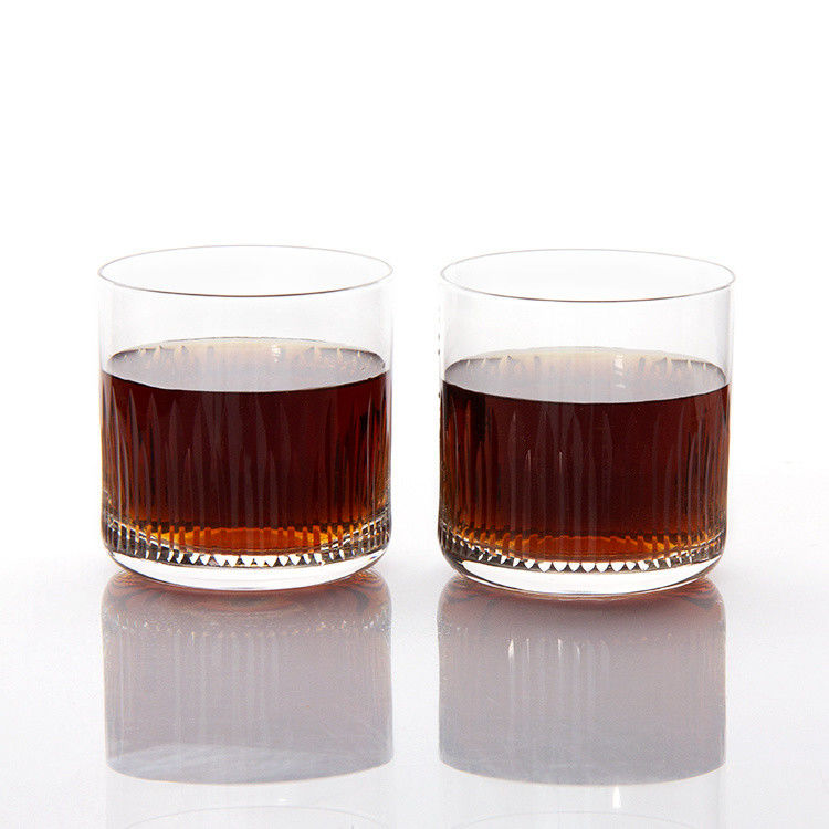 7.5oz Moderne Trinkgläser Gravierter Whiskey Tumbler Kristallbecher zum Trinken von Bourbon
