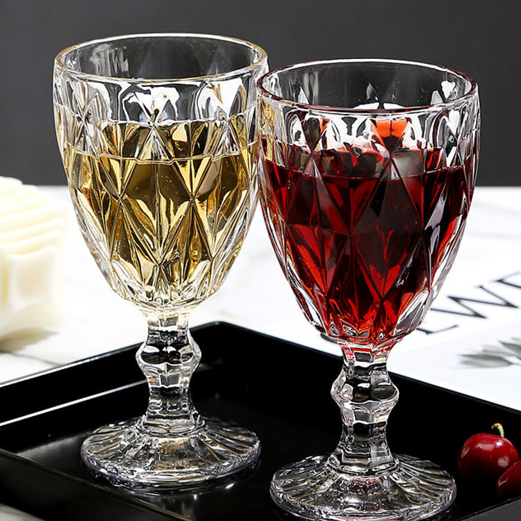 Vintage Cocktail Rotwein Glasbecher Weihnachtswein Gläser Glasware 350ml
