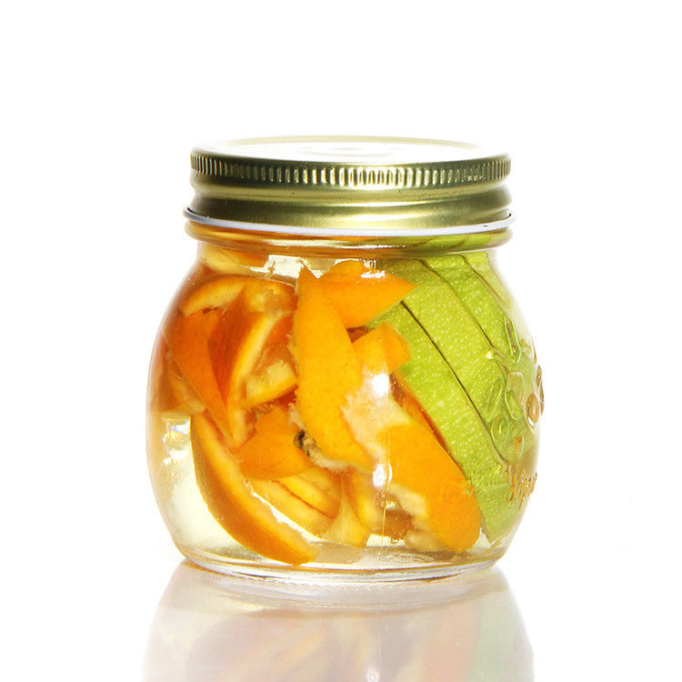 Produziert in verschiedenen Größen Maßgeschneiderte Küchenglas Speicher Glas Mason Jar für Gewürz-Cookie-Süßigkeiten
