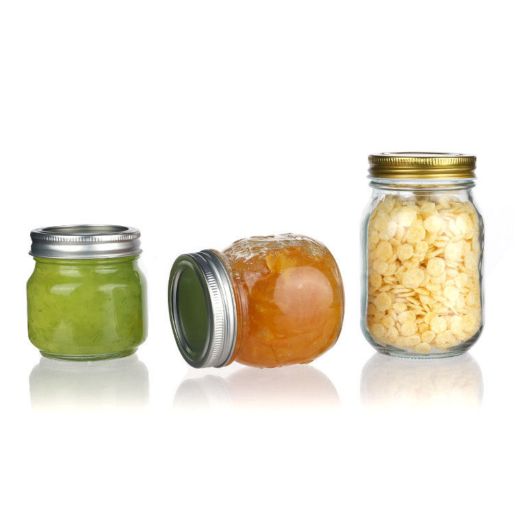 Niedrigpreis Rund-Form-Glas-Glas-Glas-Glas-Glas-Glas mit Deckel-Speicher