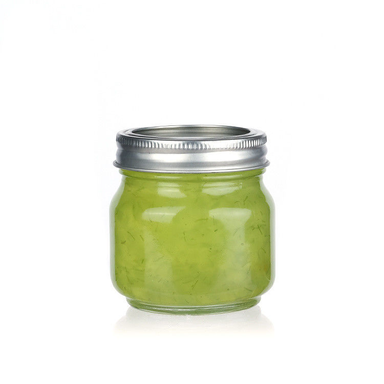 Regelmäßige Mund-Luftdichte Glas-Mason-Gläser für die Küche Lebensmittel-Speicherung 250ml 300ml 500ml 1000ml