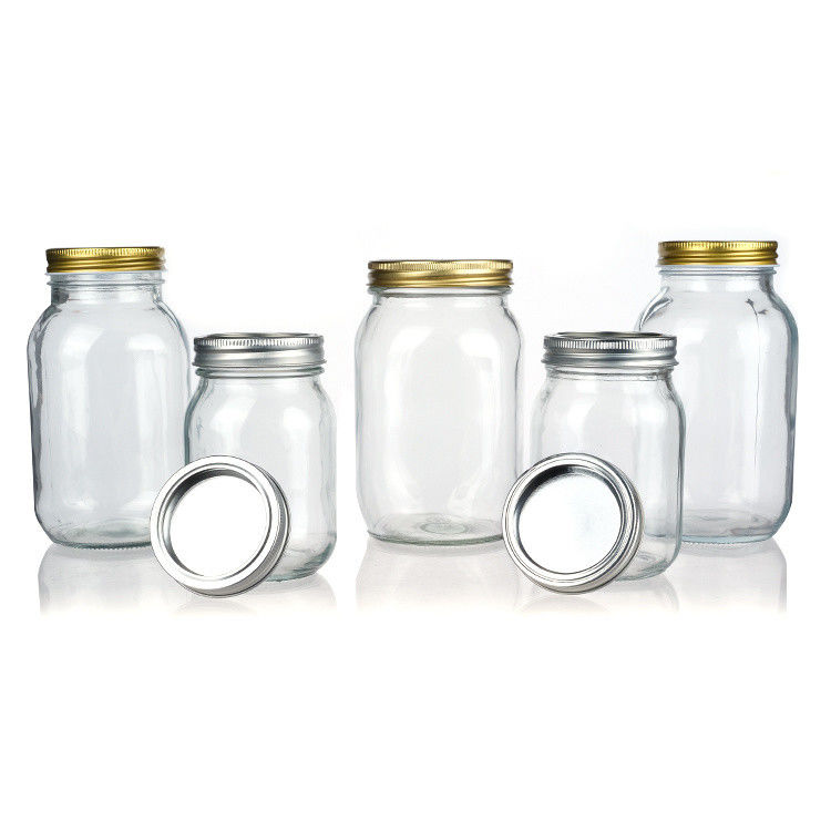 Breiter Mund 86 mm Breiter Mund Konservierungsglas Glas Mason Glas für Marmelade Erdnussbutter