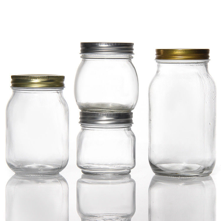 Custom Design 8 Oz 16 Oz Lebensmittelbehälter Glas Mason Jar mit Deckel
