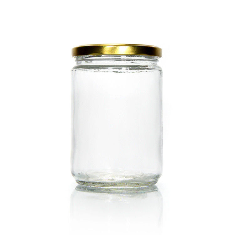 Hohe Qualität 45Ml 100Ml 150Ml 350Ml 450Ml Luftdichte Küche Lebensmittel Glasgläser mit Metalldeckel