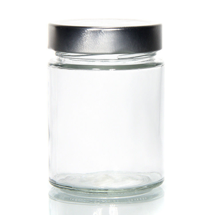 Wärmebeständigkeit Runde 45 ml 5Oz 6Oz 8Oz Hermetische Glasflasche Speicher mit Blechdeckel