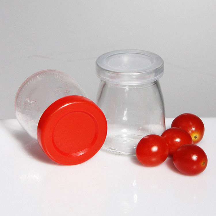 OEM Glas-Pudding-Gläser Gewürz-Gläser Korkdeckel 50 ml 100 ml 150 ml