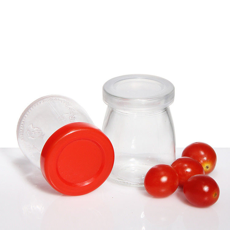 OEM Glas-Pudding-Gläser Gewürz-Gläser Korkdeckel 50 ml 100 ml 150 ml