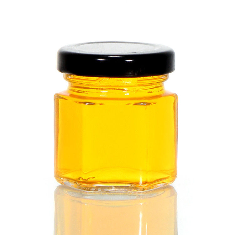 Rund transparente Glasgefäße mit 100 ml für die Honiglagerung