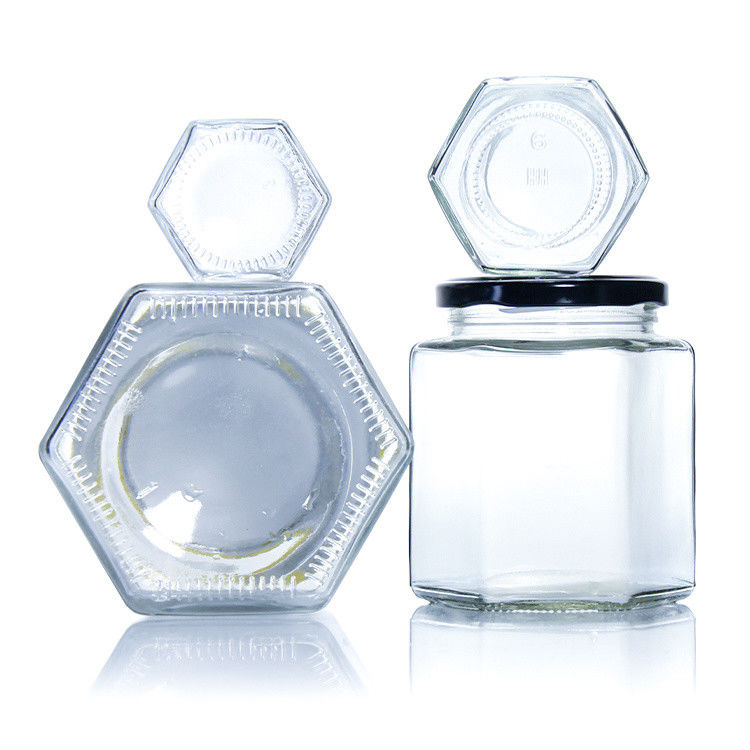Sundry Food Zucker Glas-Speichergefäße mit Zinndeckel 4 Oz Custom Logo