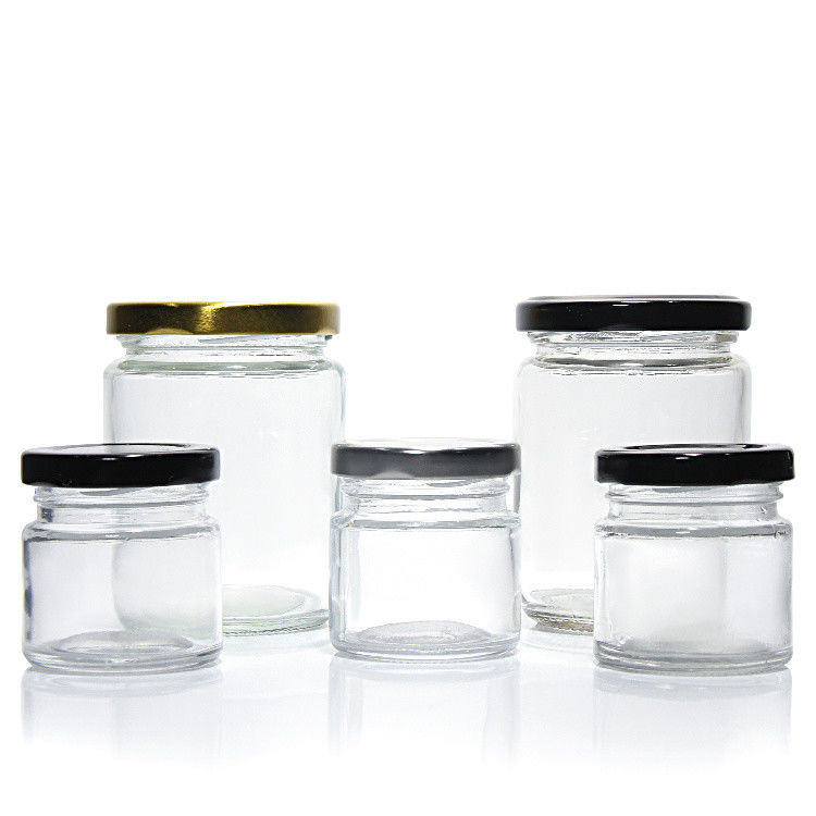 Custom Luxury 100ml 180ml 500ml Kleines rundes Gefrierglas für die Aufbewahrung von Gurken