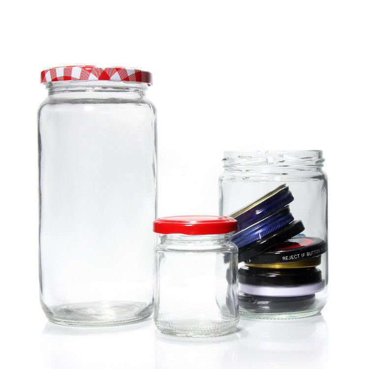 Custom Luxury 100ml 180ml 500ml Kleines rundes Gefrierglas für die Aufbewahrung von Gurken