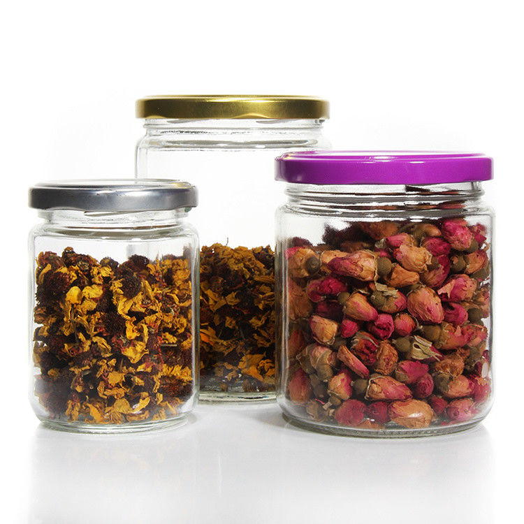 Custom Luxury 100ml 180ml 500ml Kleines rundes Gefrierglas für die Aufbewahrung von Gurken