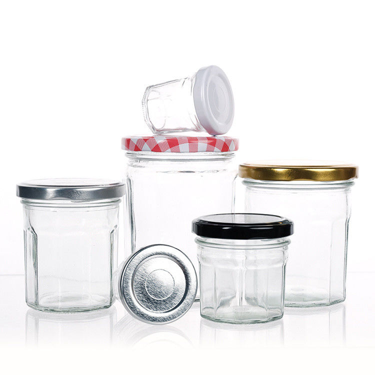Hochwertige 370 ml 500 ml Honig Speicher Glas-Food-Glas für die Lagerung