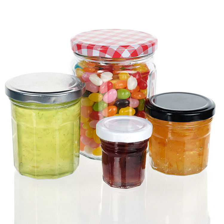 Hochwertige 370 ml 500 ml Honig Speicher Glas-Food-Glas für die Lagerung