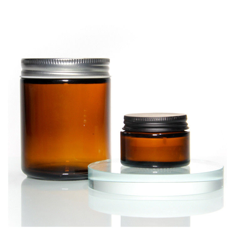 Hohe Qualität Großhandel OEM Odm akzeptabel 100ml 250ml Bernstein Glas Kerzen Gläser für Kerze