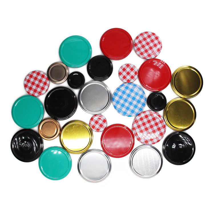 Billiger Preis 43mm 48mm 53mm 58mm 63mm Glas Honigkrug Metall Top Zinnplatte Lug Kappe