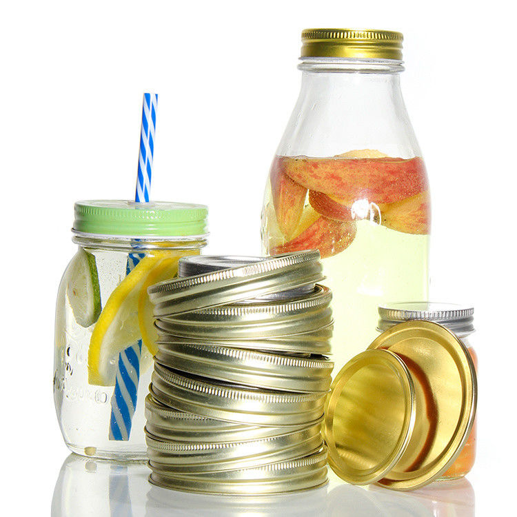 Großhandel 70 mm Einzelkonservierung Mason Jar Tinplate Schraubdeckel für Hauskonservierung