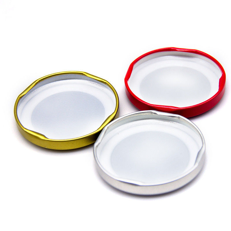 Neues Design 20mm 38mm 48mm 63mm Custom Farbe Metallglas Deckel Metall Lug Kappe für Konservenglas